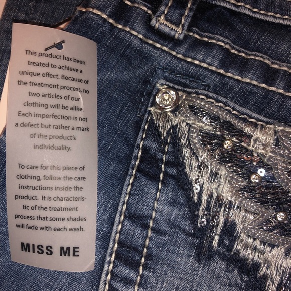 🆕⭐️ MISS ME Signature Bootcut Angel Wings • NWT - Picture 6 of 8